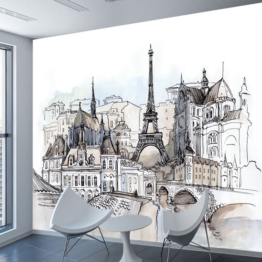 Home Textiles City - Papier peint moderne personnalisé en PVC,
