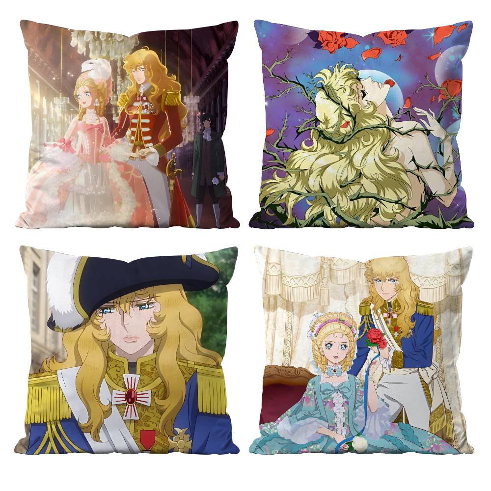 Versailles Home Textiles - Taie d'oreiller Vintage Anime r-rose de