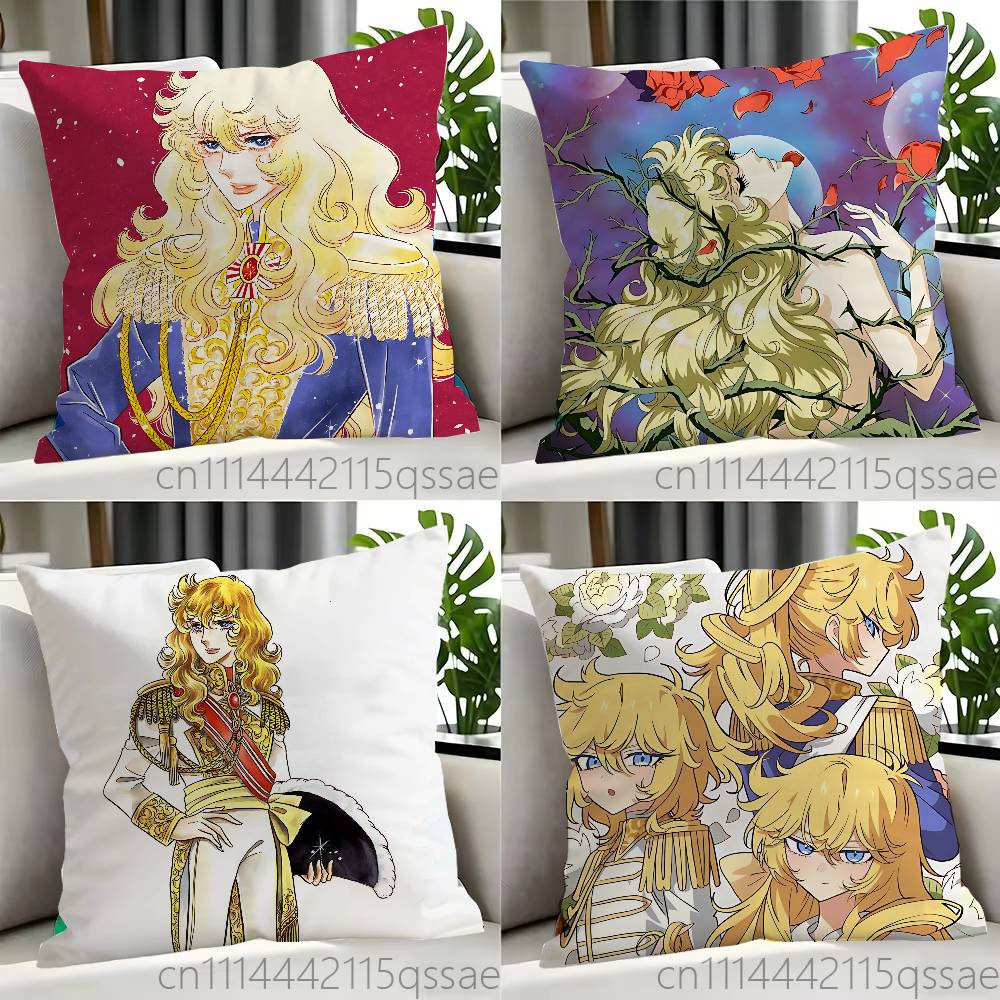 Versailles Home Textiles - Taies d'oreiller en lin biologique, motif