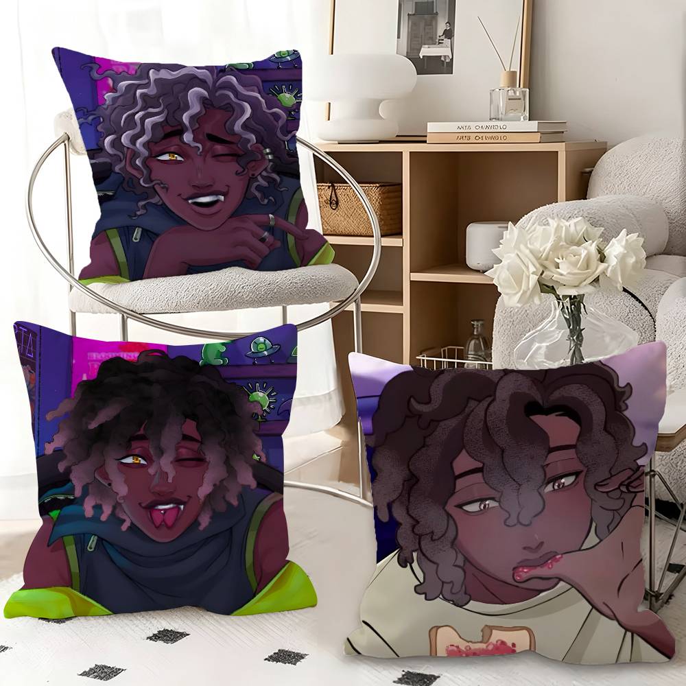 Home Fashion Textiles - 1 pièce Housse de coussin carrée