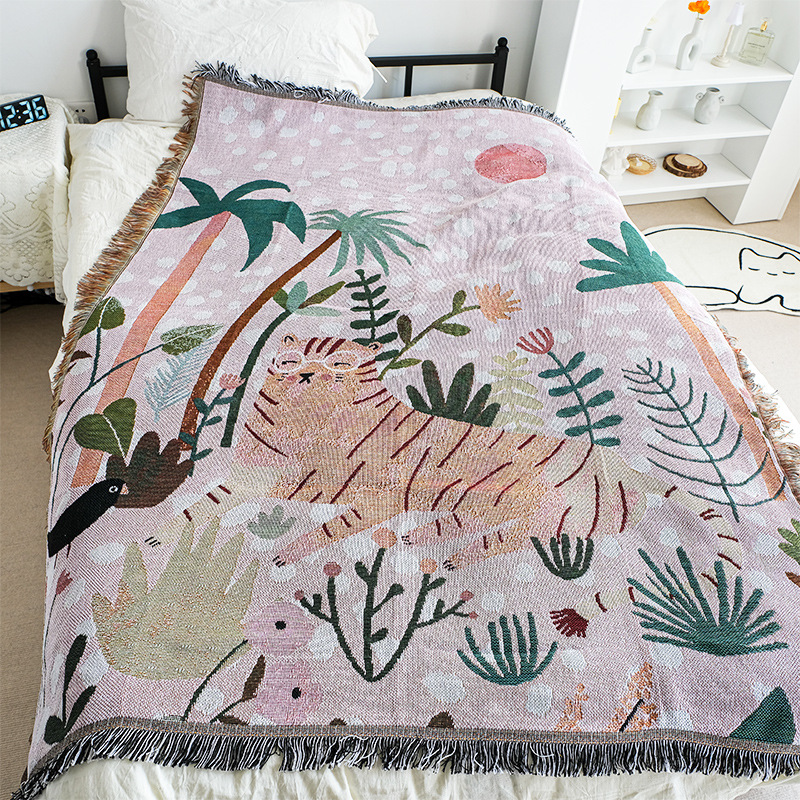 Home Textiles Decoris - Textile City Ins Pink Glasses Tiger