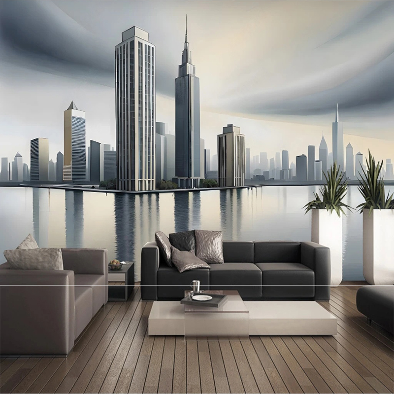 Home Textiles City - Papier peint mural 3D personnalisé, paysage
