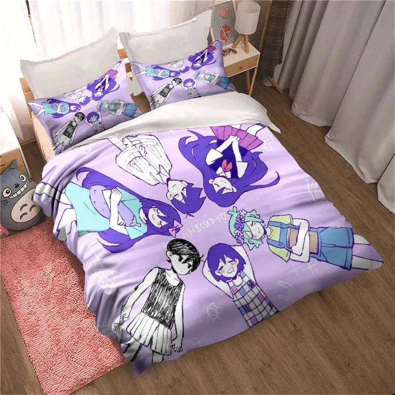 Home Fashion Textiles - Parure de lit Omori imprimée en