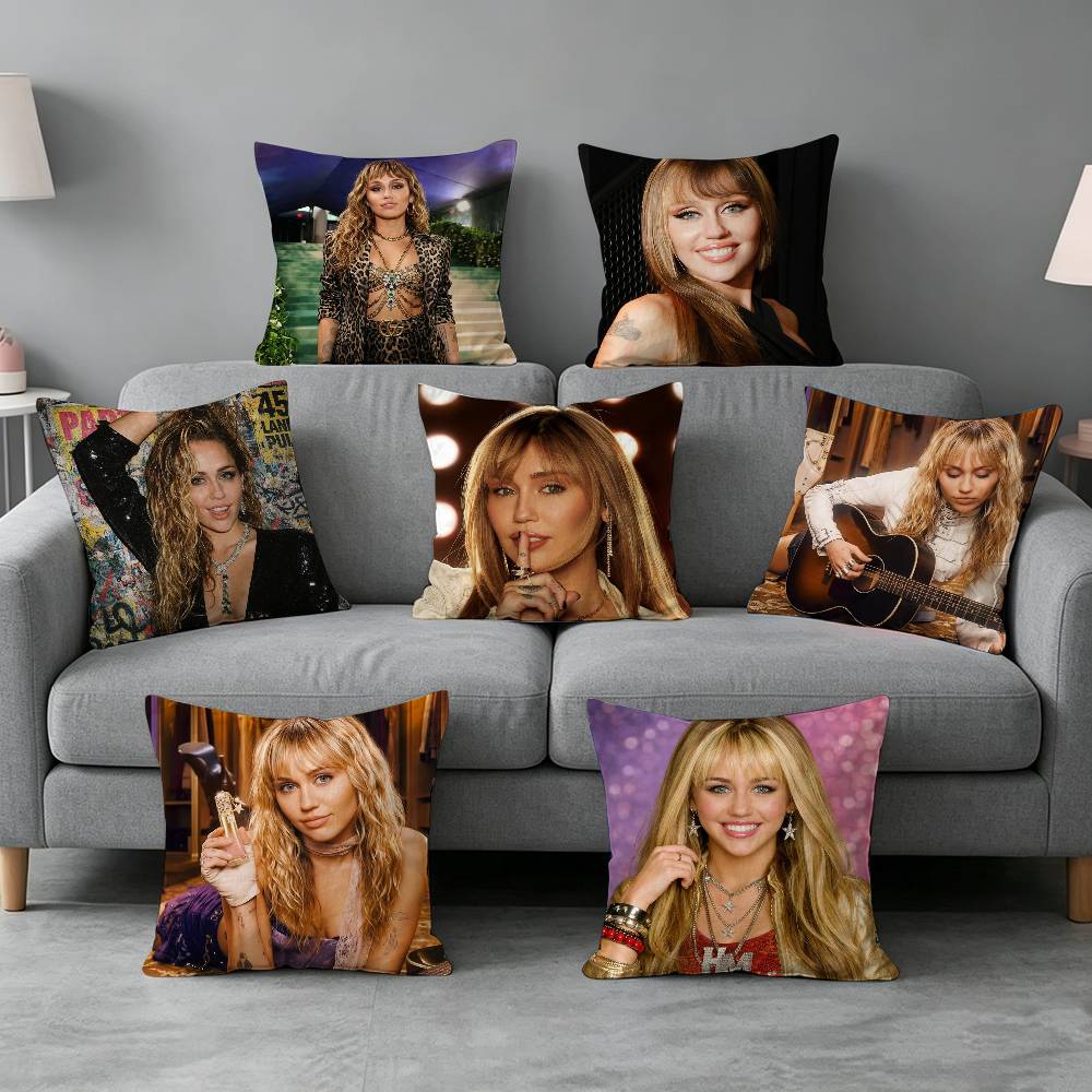 Home Textiles Definition - Housse de coussin Hannah Montana, impression