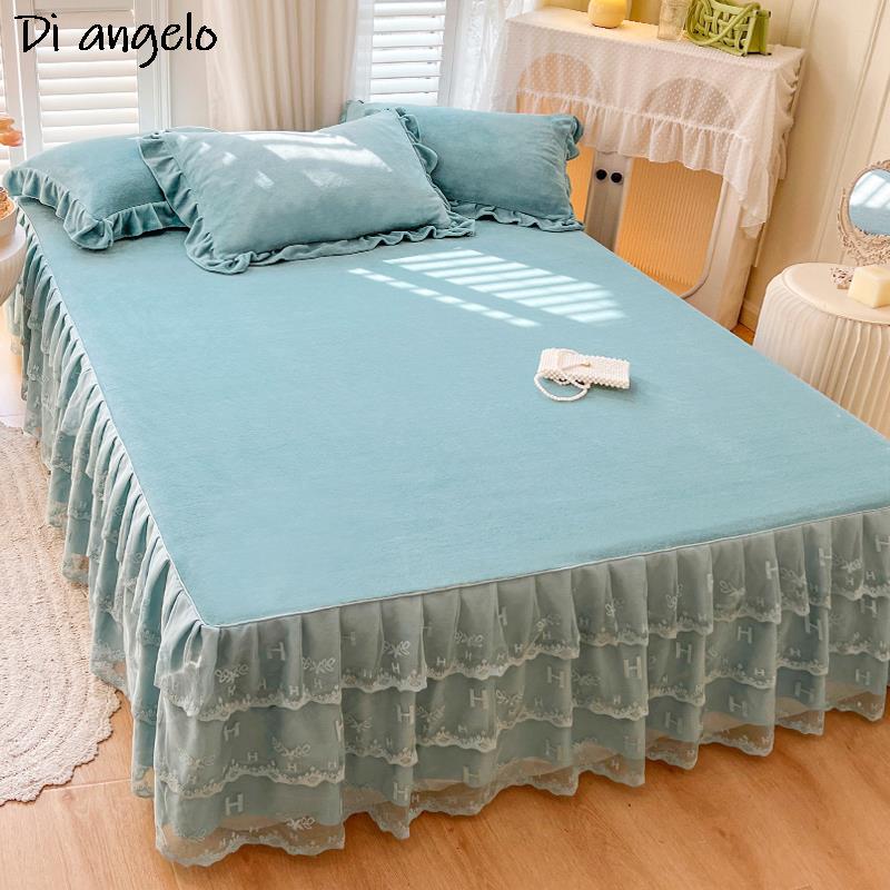 Jupe de lit en velours cristal - Home Fashion Textiles avis et prix
