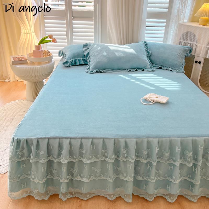 Jupe de lit en velours cristal - Home Fashion Textiles avis et prix
