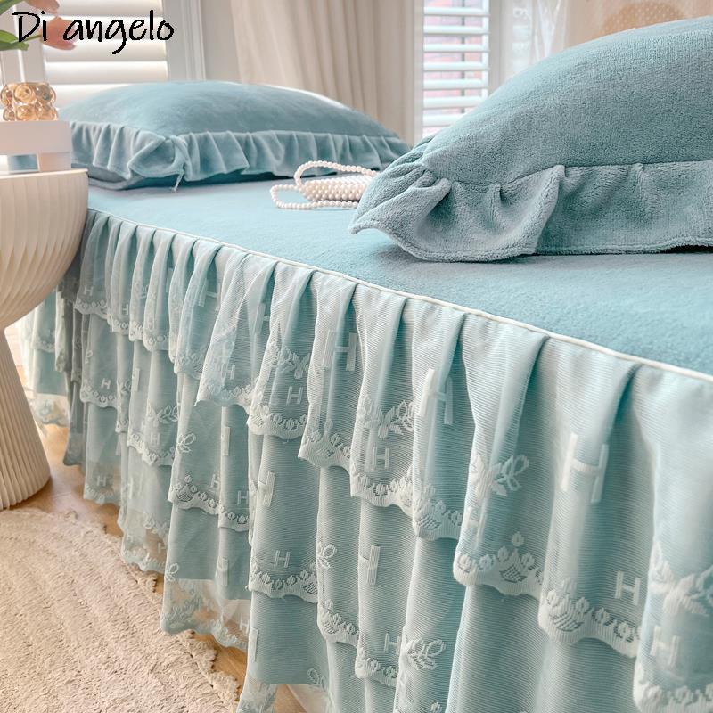 Jupe de lit en velours cristal - Home Fashion Textiles avis et prix