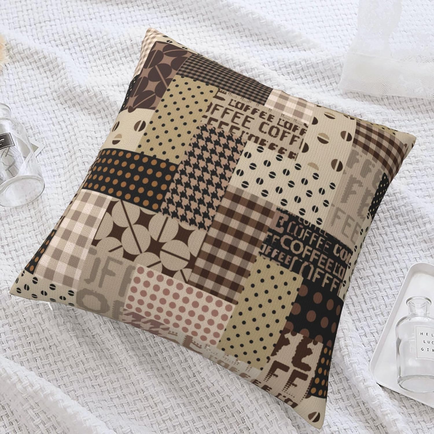 Housse de coussin Coffee Time  - Pillow Insert 18X18 avis et prix