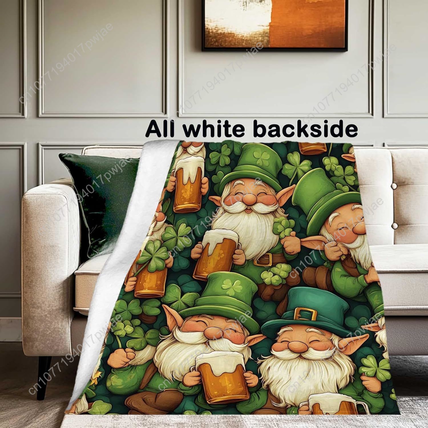 Couverture Gnome de la Saint-P - Home Textiles & Furnishings avis et prix
