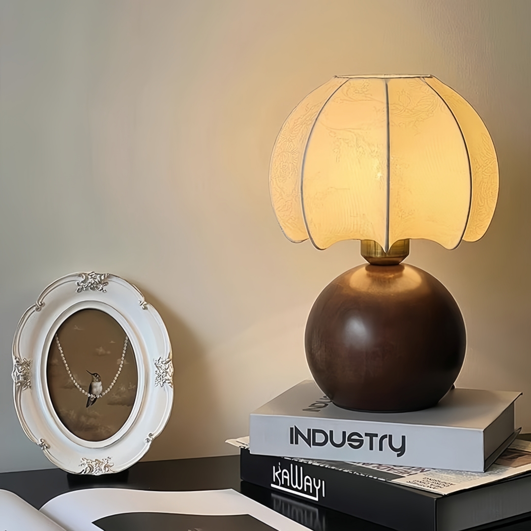 Lampe de table florale vintage - Home Textiles & Furnishings avis et prix